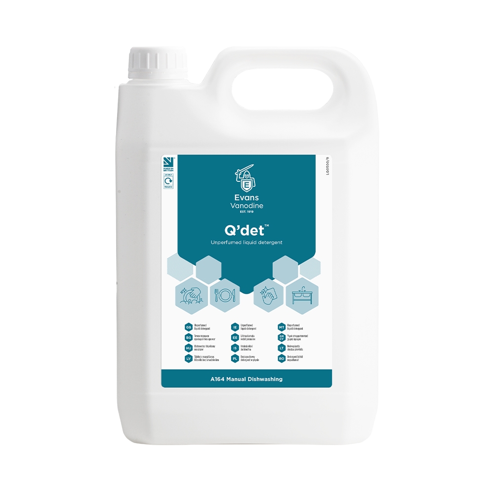 Q'Det Unperfumed Washing Up Liquid