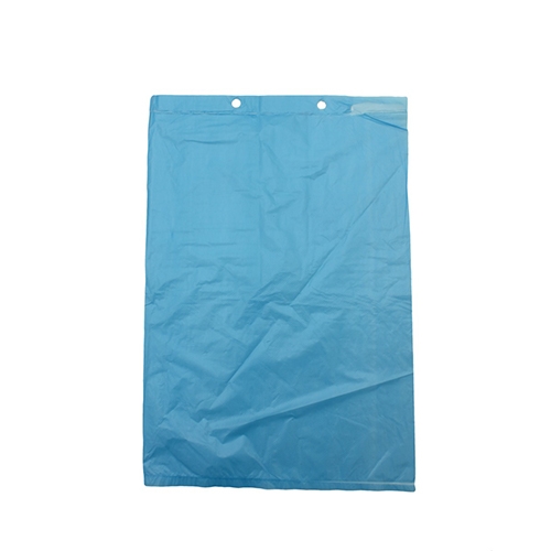 15x20" Blue Block Head Poly Bags 19 mu