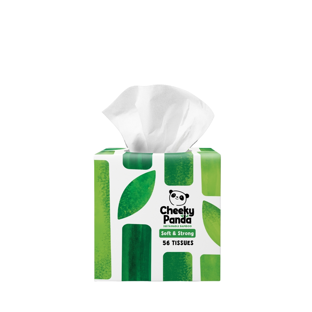 Cheeky Panda Bamboo 3 Ply Facial Tissue Cube